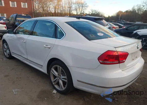 2013 Volkswagen Passat 2.0L Tdi Sel Premium из США, поврежденный, VIN 1VWCN7A30DC042427